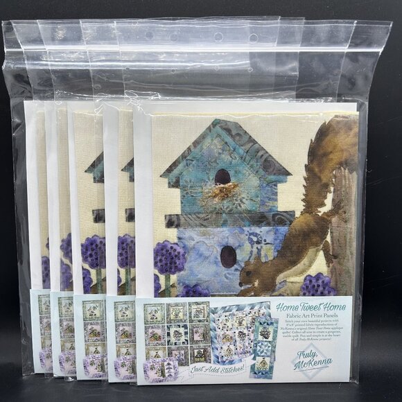 McKenna Ryan Home Sweet Home “Noisy Neighbor” (5 Quant.) Fabric Art Print Panel - Picture 1 of 5